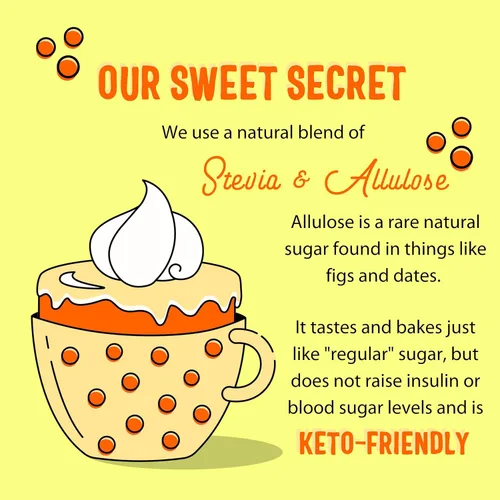Miniatura 9 de Sweet Logic Mezcla Keto para hornear, pastel de zanahoria, sin gluten, sin lácteos, apta para diabéticos, alta proteína, alulosa, stevia, baja