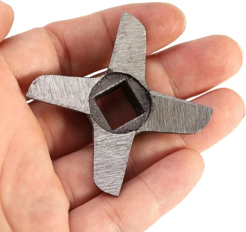 Miniatura 5 de Cuchilla para picadora de carne, acero universal en forma de cruz profesional para cocina, picadoras de alimentos, pieza de repuesto (# 10)