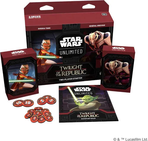 Miniatura 3 de Asmodee Star Wars: Unlimited TCG - Juego de cartas coleccionables «El Crepúsculo de la República», set de inicio - ¡Domine las Guerras Clon! Juego