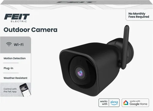 Miniatura 11 de Feit Electric CAM/WM/WiFi 1080p HD Cámara de seguridad para exteriores con Wifi para el hogar inteligente con visión nocturna Negro