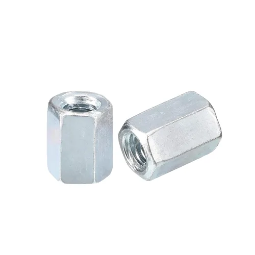 Miniatura 11 de uxcell 10 tuercas de acoplamiento M5x8x12mm - Acoplador de varilla roscada hexagonal de acero al carbono galvanizado para muebles, electrónico