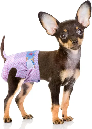 Pañales desechables para perras, pañales para cachorros con cintura elástica ajustable para perras o gatos en celo, incontinencia, pañal con