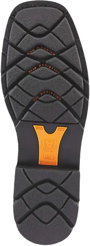 Miniatura 4 de Ariat Sierra - Botas de trabajo con punta cuadrada ancha y punta de acero para hombre Marrón oscuro/verde pino