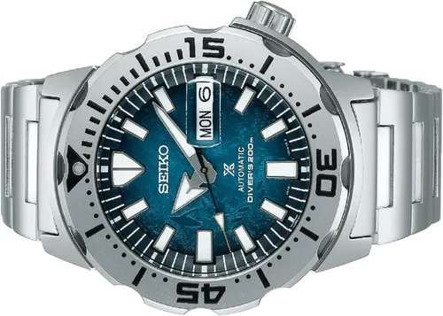 Miniatura 4 de Seiko Prospex SRPH75K1 Reloj automático con esfera azul de 656.2 ft para buceador, Azul, Buzo