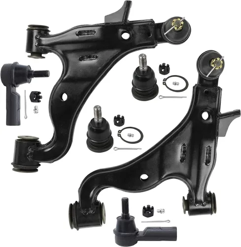 Miniatura 121 de Detroit Axle - Kit de brazos de control de extremo delantero 4WD para Ford 04-08 F-150, 06-08 Lincoln Mark LT, 4 extremos de barra de acoplamiento