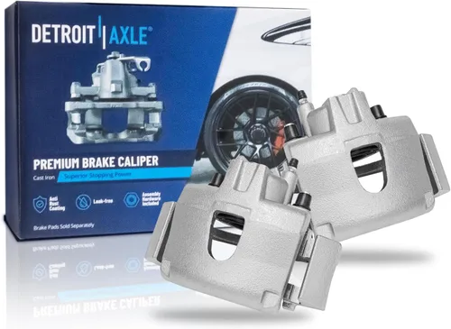 Miniatura 161 de Detroit Axle - Pinza de freno trasera izquierda para Chevrolet Equinox Captiva Sport GMC Terrain Saturn Vue Pontiac Torrent Pinza de freno lateral