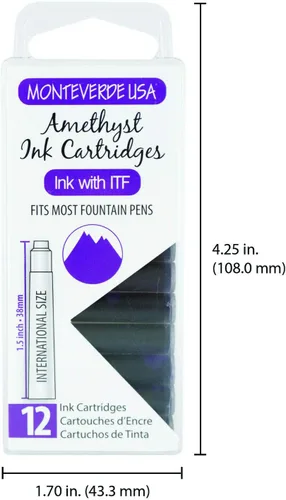 Miniatura 5 de Monteverde Cartucho de tinta (tamaño estándar), amatista