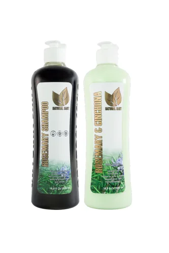 Set de champú y acondicionador de romero y cinchona de Natural Sant – sin sulfatos, apoyo para el crecimiento del cabello, humedad y reparación – 16