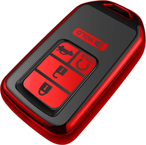 Miniatura 10 de Tukellen Funda para llavero Honda, TPU suave de alta calidad, protección completa, funda para llavero Accord Civic CRV Pilot Ridgeline Odyssey Azul
