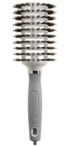 Miniatura 7 de Olivia Garden Cerámica + Ion Turbo Vent Combo Cepillo de pelo (cerdas iónicas y 100% de jabalí)