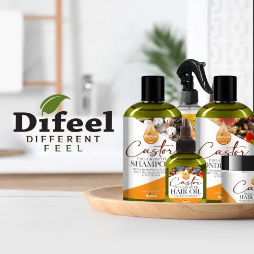 Miniatura 6 de Difeel Essentials Pro-Growth - Champú de ricino de 12 onzas, champú de aceite de ricino para el crecimiento del cabello, sin sulfato, aceite