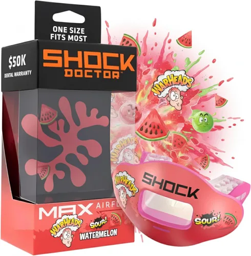 Miniatura 12 de Shock Doctor Kool Aid Protector Bucal para Labios - Máximo Flujo de Aire, Protección Completa de la Boca Compatible con Brackets, Protector