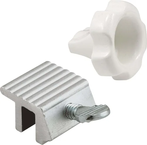 Miniatura 2 de Prime-Line U 11127 Kit de llave de bloqueo y cerradura de ventana, acabado blanco (paquete individual)