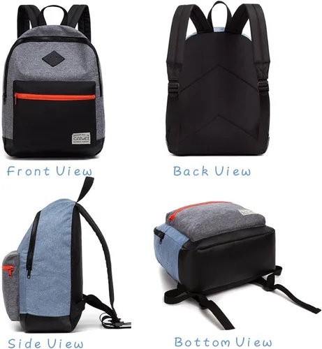 Miniatura 7 de mochila para niños, bolsos escolares de moda para niños, Gris, Classic