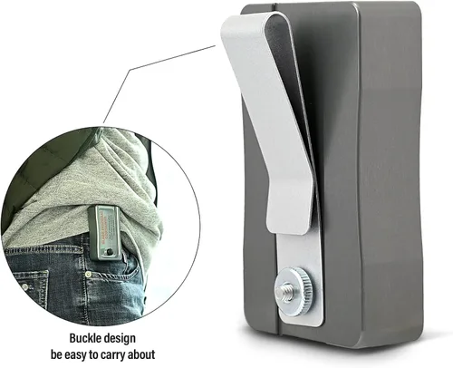 Miniatura 5 de NEWISHTOOL Caja portátil de almacenamiento de contenedores de eliminación de maquinilla de afeitar, seguridad para desechar la mayoría de cuchillas