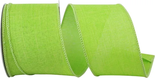 Miniatura 55 de Cinta Reliant Ribbon 92573W-031-09K para borde con alambre Everyday Linen Value, 1-1/2 pulgadas x 50 yardas, color negro