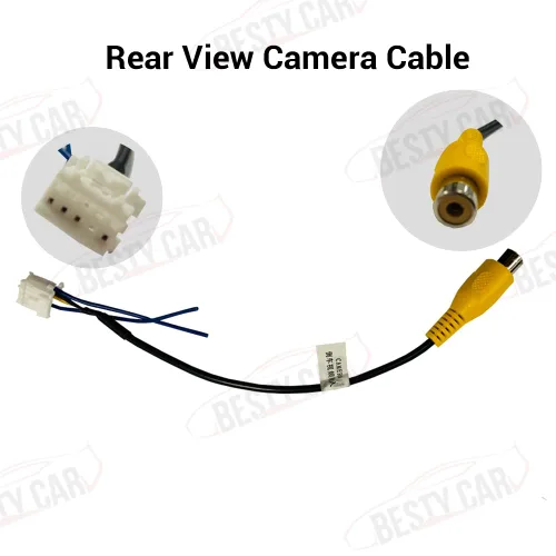 Miniatura 5 de Cámara de visión trasera estéreo de radio de coche en retrovisor de respaldo adaptador de entrada enchufe para el mercado de accesorios Android