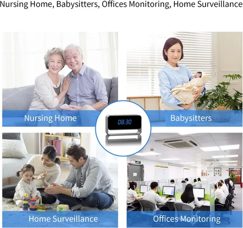 Miniatura 6 de Wirelee - Cámara de seguridad Full HD 1080P - Cámara de niñera WiFi - Visión nocturna más fuerte - Almacenamiento local/en la nube