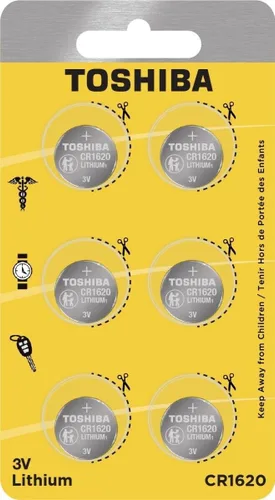 Miniatura 7 de Toshiba CR1620 - Paquete de ampolla resistente a los niños (2 baterías)