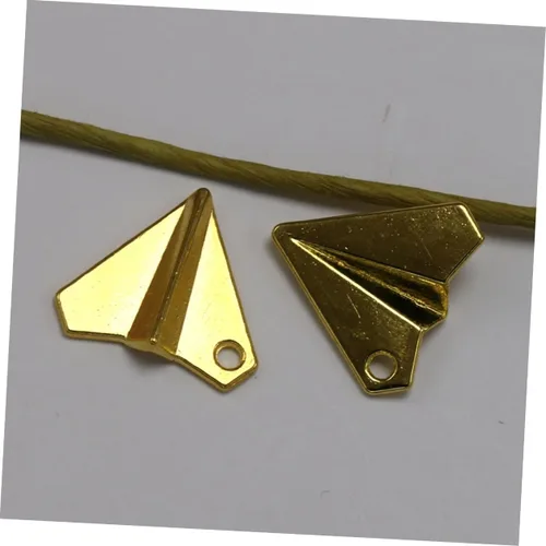 Miniatura 6 de EXCEART 100 piezas de medallón de oro colgante de aleación colgante colgante de joyería colgante colgante colgante DIY colgantes colgantes vintage