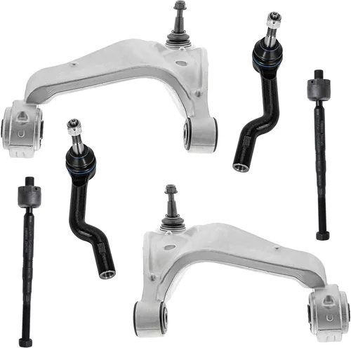 Miniatura 145 de Detroit Axle - Kit de brazos de control de extremo delantero 4WD para Ford 04-08 F-150, 06-08 Lincoln Mark LT, 4 extremos de barra de acoplamiento