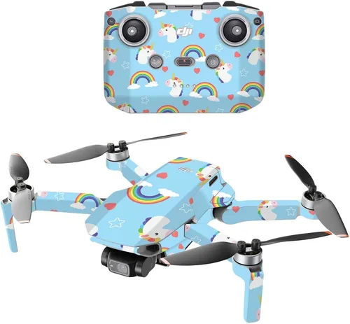 Miniatura 15 de MightySkins Compatible con DJI Mini 2 Dron portátil – Panda Hello Funda protectora de vinilo duradera y única Fácil de aplicar, quitar y cambiar