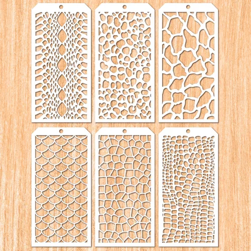 Miniatura 11 de 6 plantillas decorativas para bricolaje, plantillas geométricas reutilizables para pintura, plantillas de dibujo artístico, plantillas de cara
