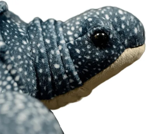 Miniatura 2 de FRANKIEZHOU Peluche realista de tortuga de cuero sintético de 12 pulgadas, animal de peluche realista de Seaturtle, juguete de peluche suave, regalo