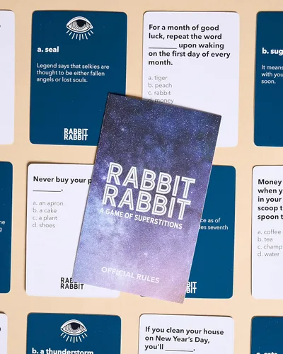 Miniatura 8 de Conejo conejo: un juego de supersticiones por Pink Tiger Games, juego de cartas