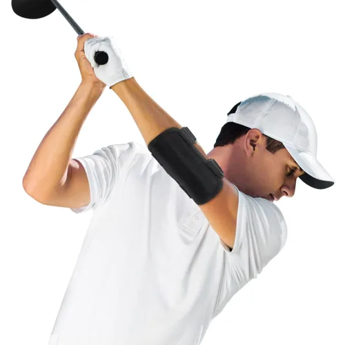 Codo de ayuda para entrenamiento de swing de golf, entrenador de swing de golf, ayuda de entrenamiento de golf de brazo recto con notificaciones de