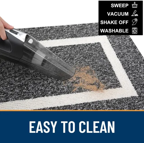 Miniatura 5 de OLANLY Alfombra para Puerta Interior, 59x35, Alfombra de Entrada Antideslizante Absorbente Resistente a la Suciedad, Alfombras de Entrada