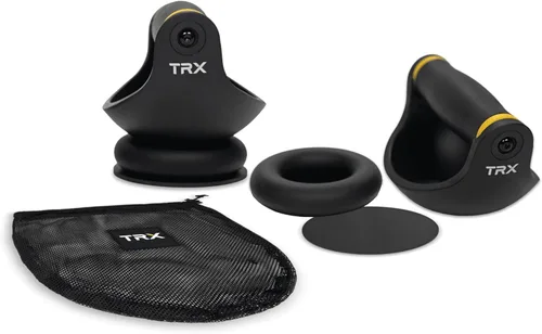 TRX Push-It - Asas de flexión para entrenamiento de fuerza, entrenamientos de gimnasio en casa, equipo de ejercicio de núcleo y parte superior del