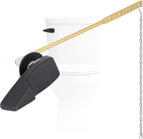 Miniatura 25 de Kit de reemplazo de mango de inodoro de montaje frontal de metal Hygie Rinse compatible con inodoro estándar americano/Mansfield/Gerber/TOTO/Kohler