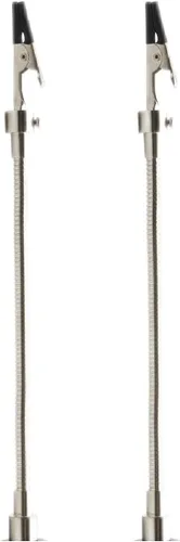 Paquete de 2 abrazaderas de soldadura para manos de ayuda, clip de soldadura ajustable, brazos de metal flexibles de cuello de cisne, clips de