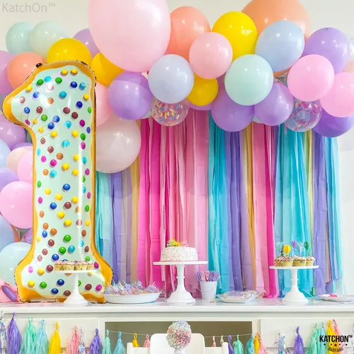 Miniatura 287 de KatchOn, Globo grande azul número 2 de 40 pulgadas Decoraciones de cumpleaños de Baby Shark para niño de 2 años Globo azul número 2 Globo