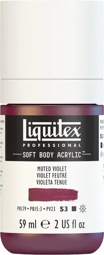 Miniatura 44 de Liquitex Professional Soft Body - Pintura acrílica, botella de 2 onzas (59 ml), blanco titanio Titanio Blanco