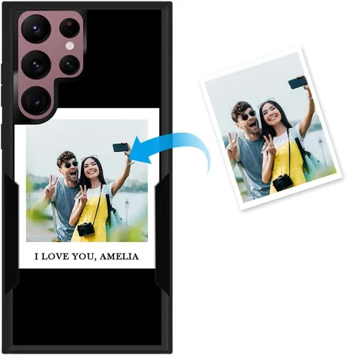 Miniatura 10 de Funda protectora personalizada para Samsung Galaxy S22 Ultra 5G (versión 2022), funda protectora de doble capa resistente con múltiples fotos, a