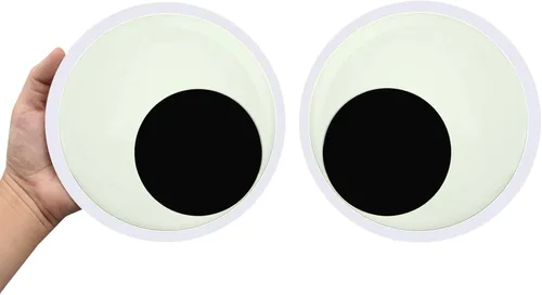 Miniatura 9 de Ojos pegajosos medianos de 2.7 pulgadas, autoadhesivos, ojos grandes y pegajosos de 2.8 in, ojos grandes y pegajosos para fiestas, decoración