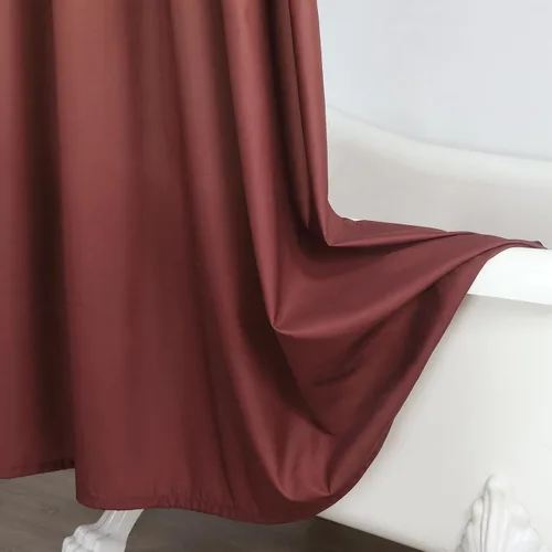 Miniatura 26 de Cortinas de Ducha Negras, Cortinas de Ducha de Poliéster Impermeable con Rayas Horizontales Degradadas en Blanco y Negro Modernas para Baño, 72x72