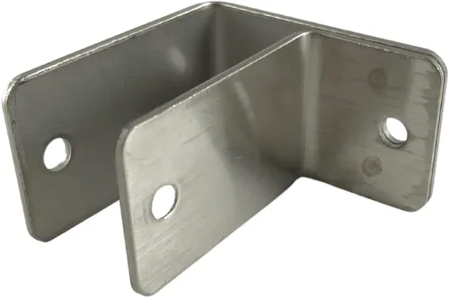 Miniatura 4 de Harris Hardware TP15059 Paquete de paneles de acero estampado para paneles de 1 pulgada, 2 soportes de una oreja, soportes en U de 2 pulgadas