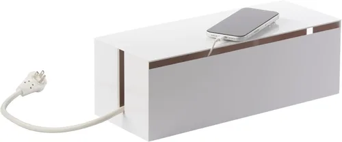 Miniatura 10 de YAMAZAKI Home Cable Box-Outlet Cable Organizador de almacenamiento, protector de cubierta