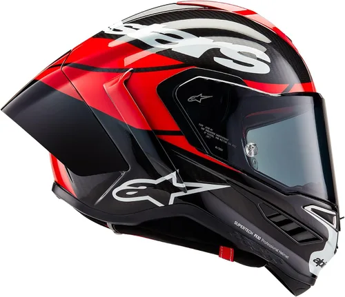 Miniatura 5 de Alpinestars Casco Supertech R10 Element, de fibra de carbono, diseño aerodinámico de cara completa, ventilación y seguridad, certificado DOT y ECE