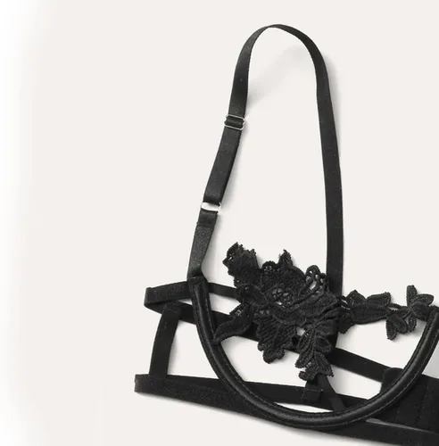 Miniatura 5 de Bustier - Ropa interior cÃ³moda y atractiva para mujer, ropa interior negra a la moda