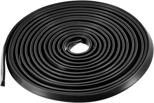 Miniatura 9 de uxcell Extrusión del sello en U del borde del molde, hoja protectora de borde de canal en U negra de silicona se adapta a borde de 0.004-0.059 in