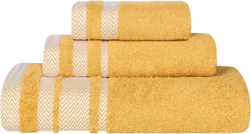 Miniatura 32 de Superior Juego de toallas de algodón de 9 piezas, toallas absorbentes suaves de felpa, artículos esenciales de baño, ducha, lujo, esponjosas