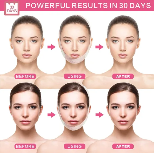Miniatura 6 de Vendaje elástico para adelgazar la cara V Line Face Shaper mujeres barbilla mejilla elevación cinturón facial anti arrugas correa cuidado facial
