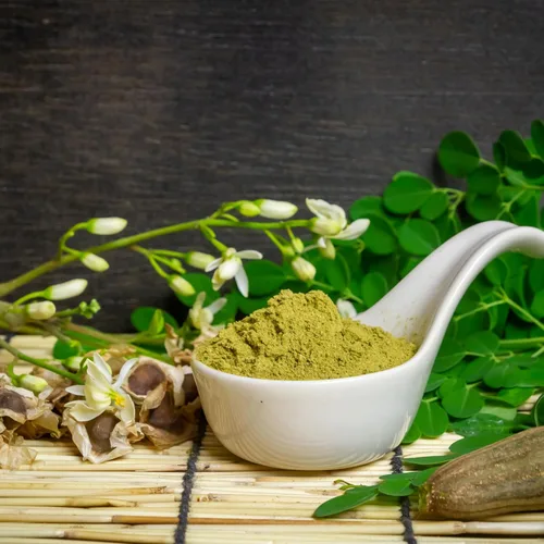 Miniatura 4 de Yupik Polvo orgánico de hoja de moringa de 1 libra (16 onzas), certificado USDA, sin OMG, vegano, sin gluten, kosher, superalimento rico