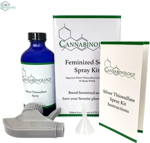 Miniatura 2 de Spray de semillas feminizadas Kit de pulverización de tiosulfato plateado de 8 onzas líquidas Kit de pulverización STS para semillas feminizadas
