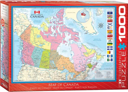 Miniatura 2 de EuroGraphics Mapa de Canadá