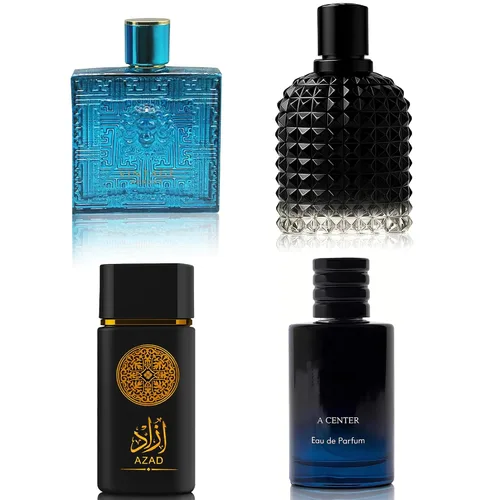 Miniatura 9 de A CENTER Colonia para hombre incluye 4 paquetes variados de perfume de regalo, 3.4 onzas líquidas cada uno Eau De Parfume Naranja Amarga, aroma a